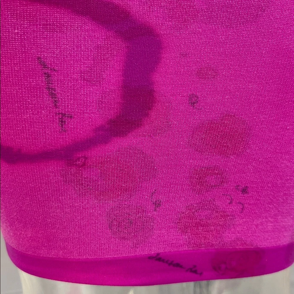 Hot Magenta TieDye Stocking Top AMB O/S NWOT - Picture 5 of 10